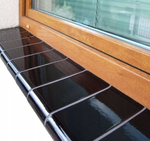 Płytki parapetowe ZCB Police Czarne 35 cm